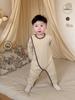 New Autumn & Winter Stretchy Cotton Baby Rompers, Class A, 0-1 Year, Unisex, European & American Style.