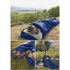 Lightweight Mummy Sleeping Bag 2in1 Quilt Cover Navy Blue Camping