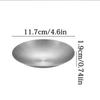 304 Stainless Steel Food Storage Trays Dipping Sauce Dish BBQ Picnic Camping Food Container Tableware