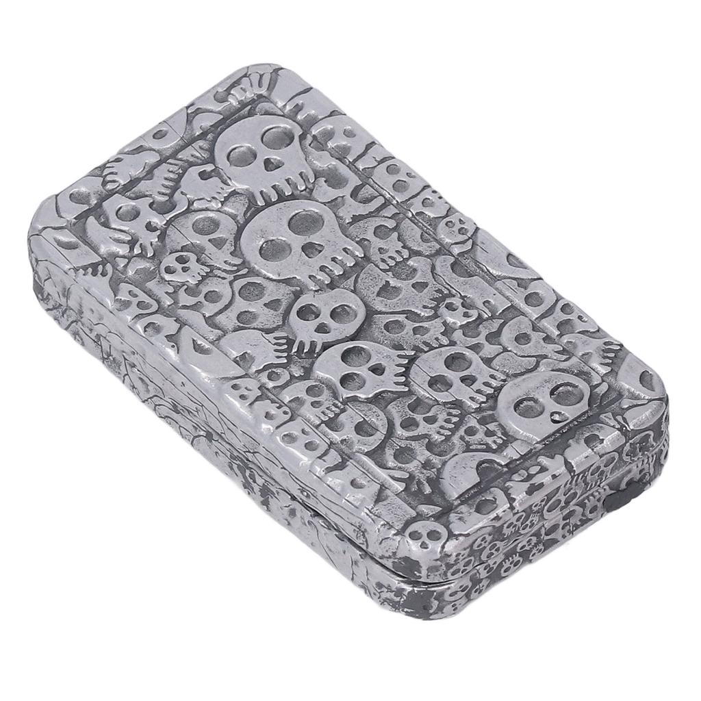 Skull Pattern Magnetic Slider Toy Adult Metal ADHD Autism Anxiety Stress Relief Push Slider Sensory