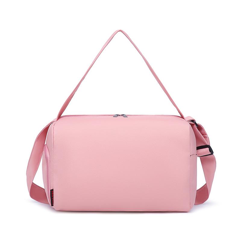 Damen Einfarbig Reisetasche Modische Sporttasche für Nass und Trocken Sport-Gymnastiktasche Schlicht und Vielseitig Ein-Schulter Yoga-Tasche