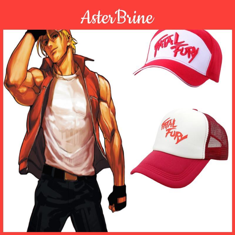 Fatal Fury Terry Bogard Series Embroidered Cotton Baseball Cap For Casual Wear