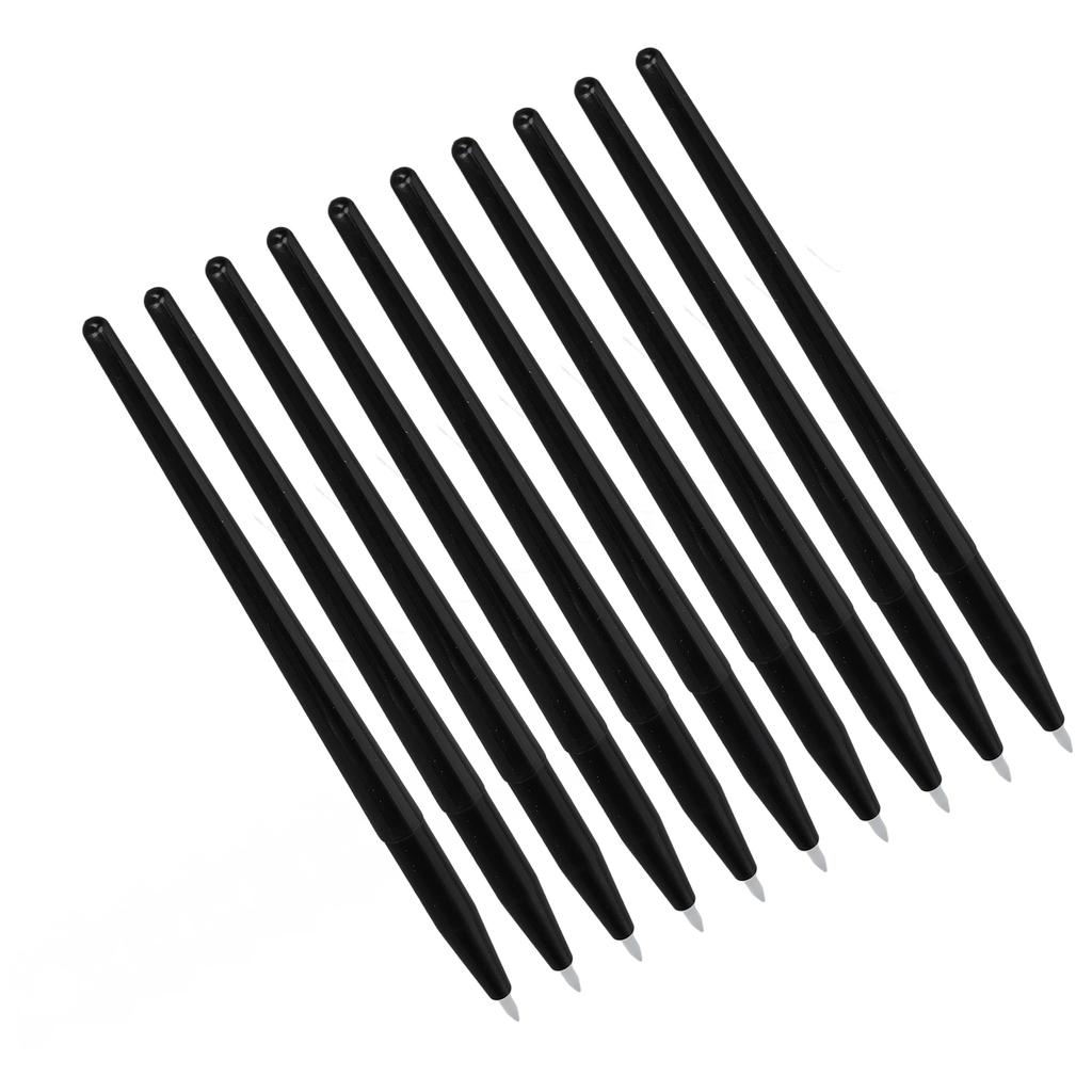10pcs Eyeliner Brush Soft Easy to Clean Silicone Eyeliner Brush Portable Eyeshadow Eyebrow Brush Professional Eye