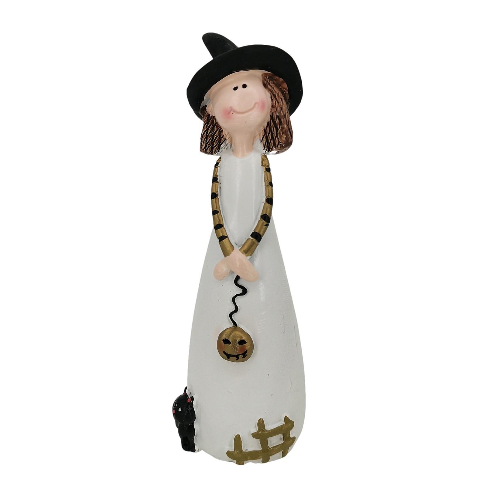 

Украшения из смолы в виде ведьмы на Хэллоуин, шляпа ведьмы, фигурки кошек, привидений, ворон и декор для праздников и вечеринок One Size