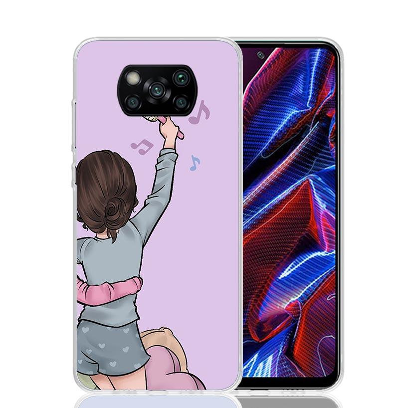 

Girls Best Friends Forever BFF Case Phone Cover for Xiaomi Redmi Note 10 9 9S 8 8T 7 5 Pro Mi 12T 11T 10T 9T 12 11 Lite A3 A2 Tr Redmi Note 7