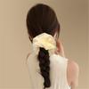 Popular Lace Scrunchies Double Layer Elastic Hair Tie for Formal Event Big Buns Hair Elastic for Formal and Leisure Wear