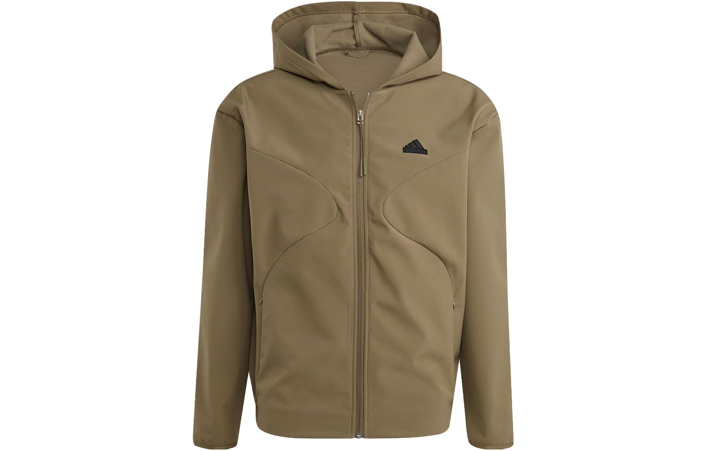 Adidas CITY ESCAPE Jackets Men s Strata Olive Green Hooded Moderate Other IJ6091 M