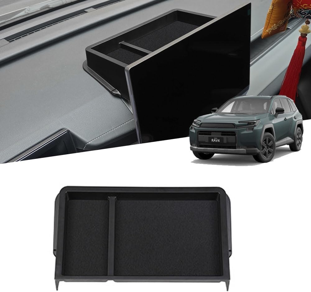 GSPRING RAV4 60 Series XA60 December 2025 Navigation System Dedicated Storage Box with Dashboard Screen Storage Small Item Scratch and Dirt Interior