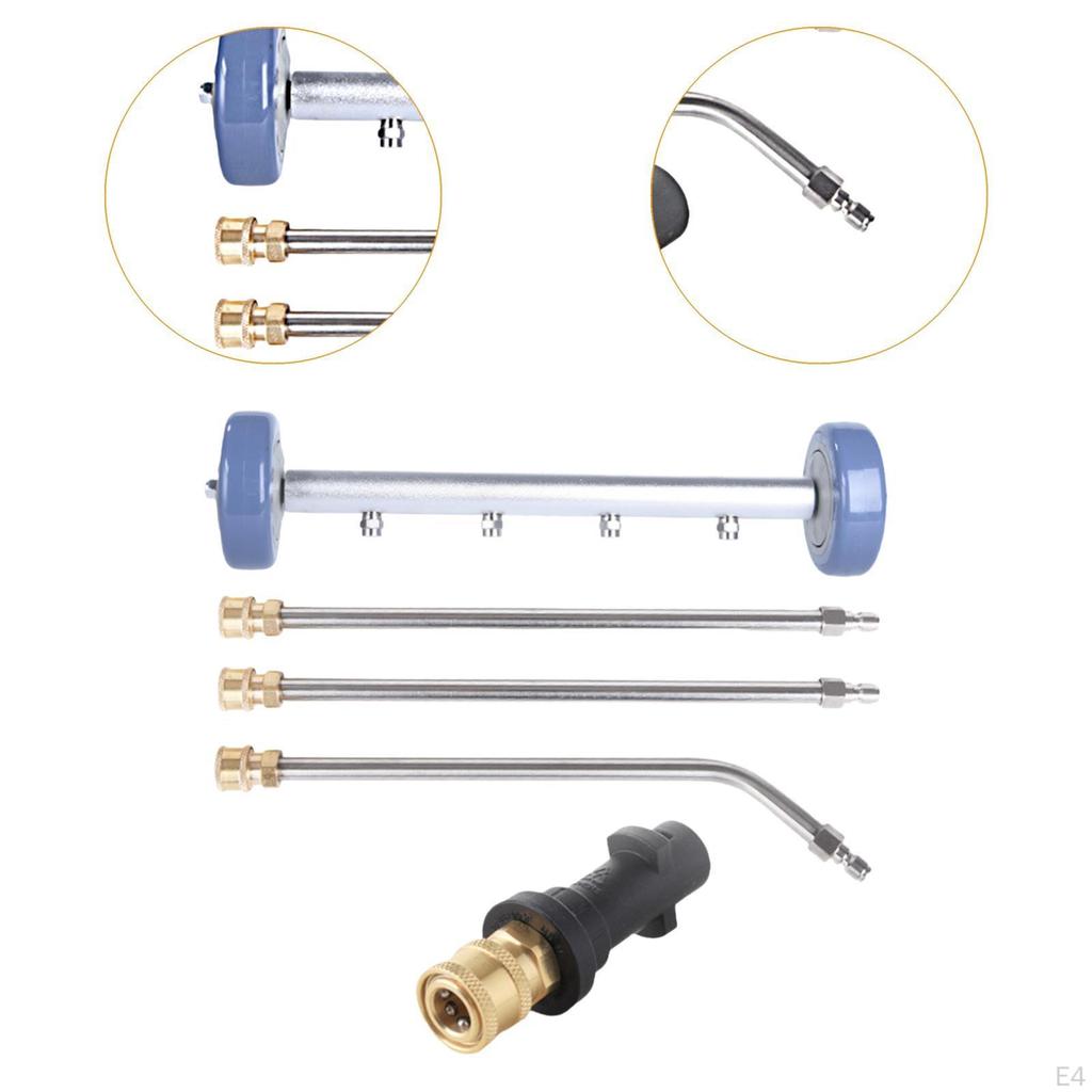 Pressure Washer Undercarriage Cleaner 4000 PSI Practical Professional Premium with Extension Rods