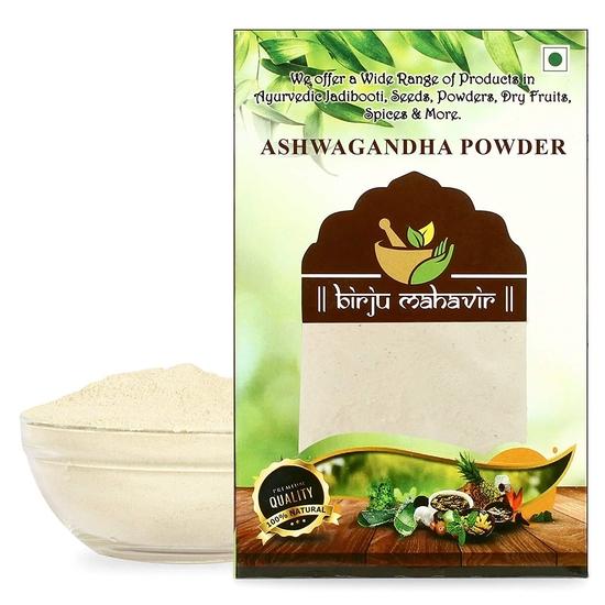 Birju Mahavir Ashwagandha, Safed Musli Powder 100 gram each, Natural, 200 gram (BMKB-160)