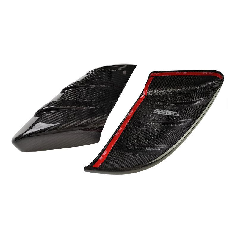 Carbon Fiber Rearview Mirror Cover for 10th Gen Honda Civic - Dry Carbon Exterior Enhancement