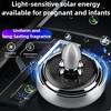 Solar Powered Rocket Shape Car Air Freshener Auto Perfume Long-Lasting Aroma Diffuser Interior Dashboard Decoration
