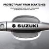 8pc Car Door Sticker Carbon Fiber Scratches Auto Handle Protection Film For Suzuki Jimny GW250 Samurai Vitara Swift Baleno SX4 Ignis Alto Splash Swace