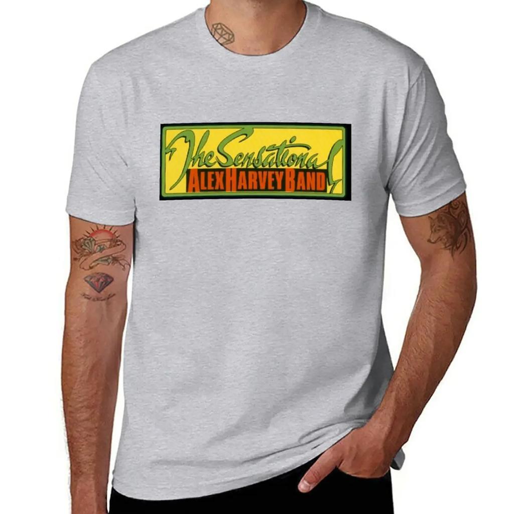 Trendingof The Best Of alex harvey T-Shirt funnys vintage heavy weight t shirts for men