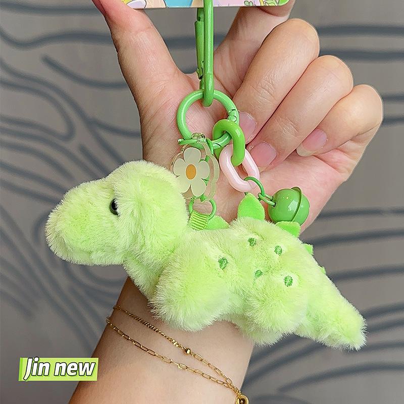 Colorful Dragon Animal Pendant Keychain Bag Plush Decor Accessories Dolls Pendant Gifts