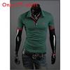 T-shirt Classica Traspirante in Poliestere a Maniche Corte da Uomo per il Tempo Libero