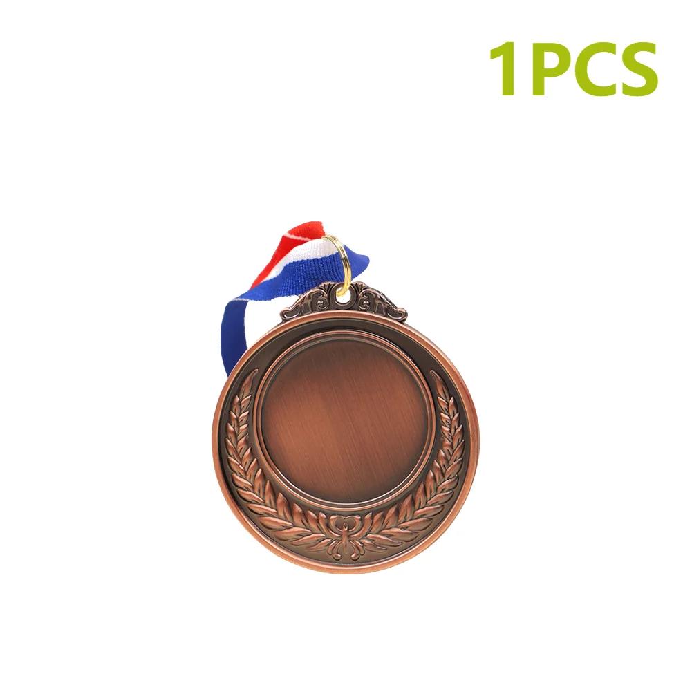 5.2cm Altın/Gümüş/Bronz Madalya Ödül Madalyaları Boyun Kurdelesi ile Spor Ödülleri Metal Kazanan Madalyaları Yarışmalar Parti Yarışı için