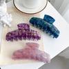 New Korean Large Hair Accessories Clips 12cm Vintage Jumbo Hair Claw High Grade Acrylic Hair Claws