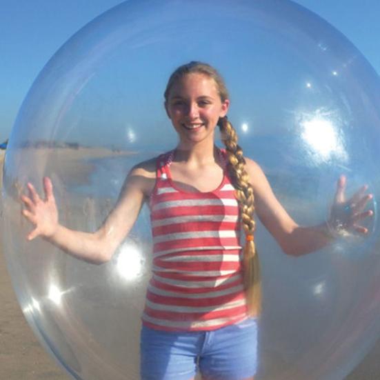 Giant Elastic Water-filled Ball TPR Interactive Toy Water Filled Ball for Swimming Pools
