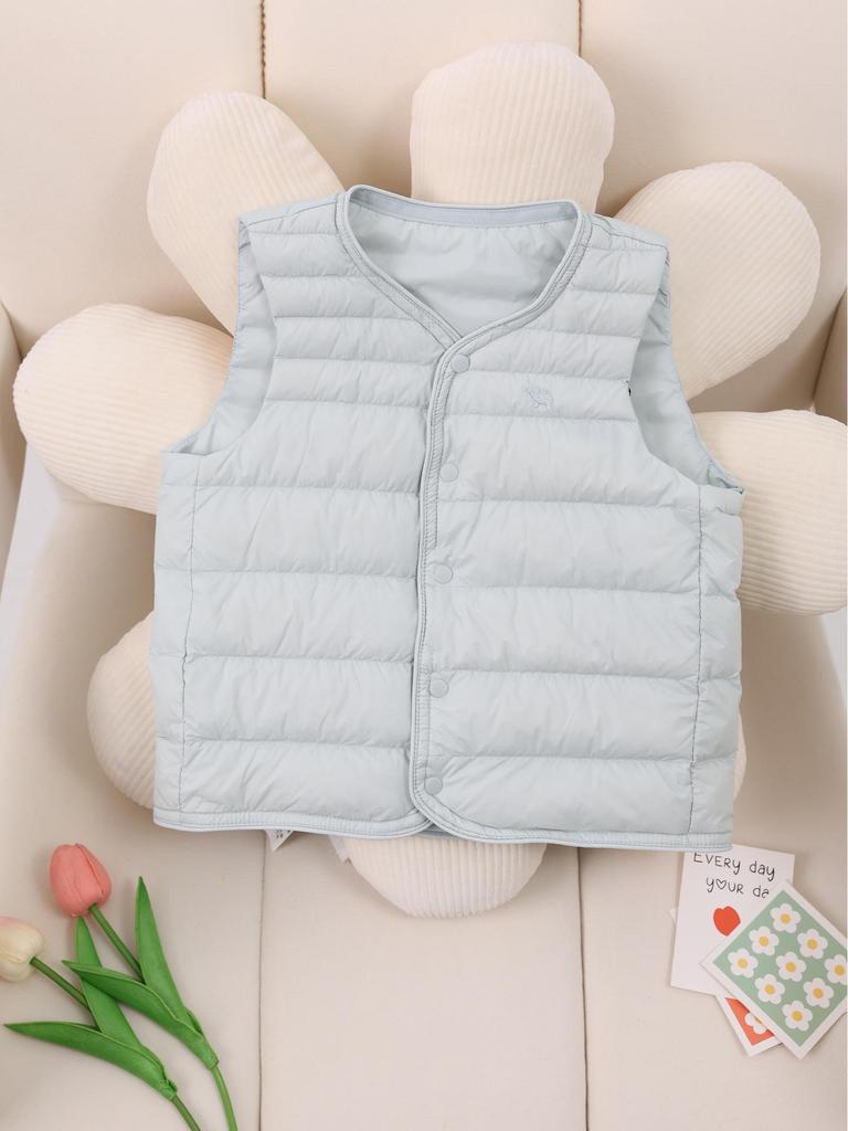 Kinder Ultraleichte Daunenweste 2025 - Neue Herbst/Winter Eltern-Kind Oberbekleidung für Jungen und Mädchen