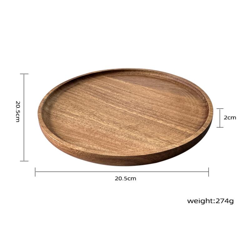 1Pcs Irregular Oval Serving Tray Wood Dinner Plates Fruit Dishes Dry Fruit Sushi Tea Tray Bread Wooden Plate Home Decoration