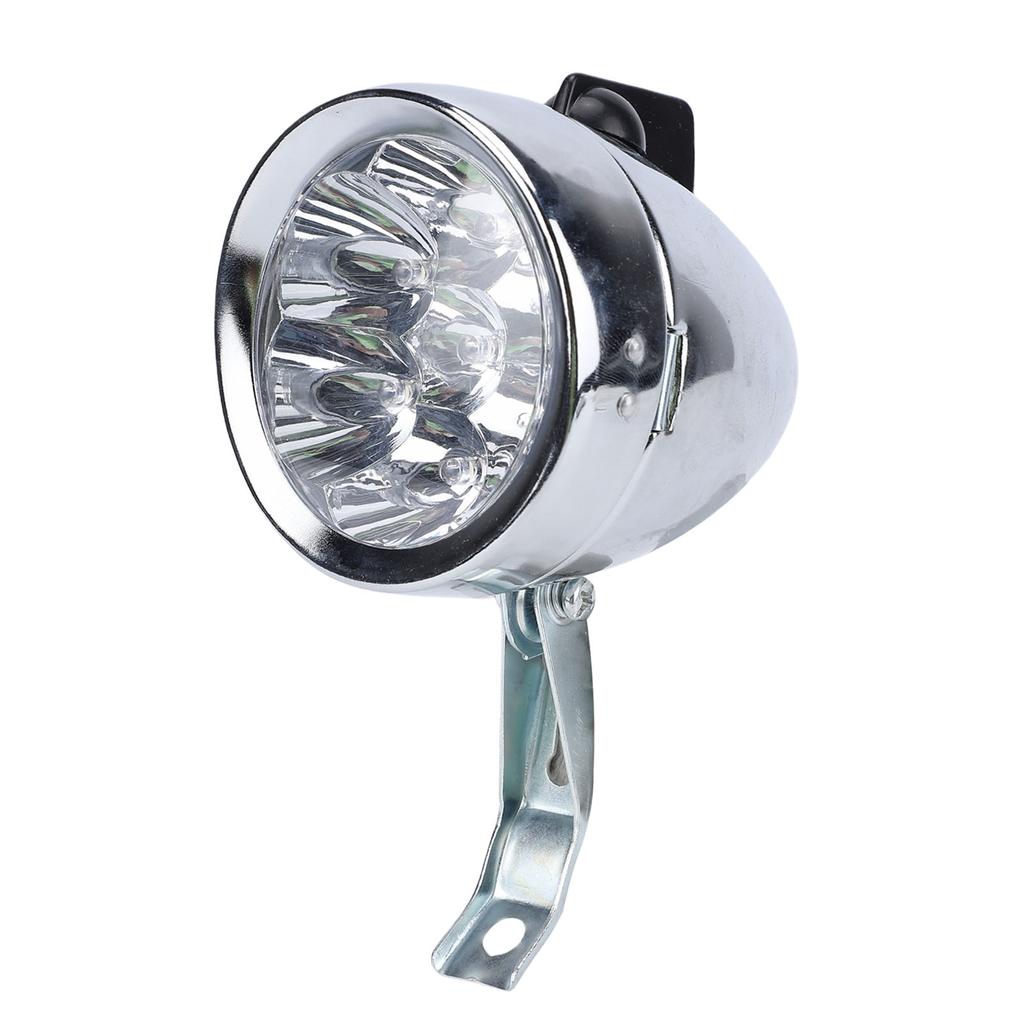 Vintage Front Light Retro Bike Front Lamp 6 LED Headlight with Bracket for Night Riding Cycling