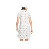 Nike Dri-Fit Cartoon Print Casual Short Sleeve Dress Women Dresses White Jewel-Orange CT2945-100