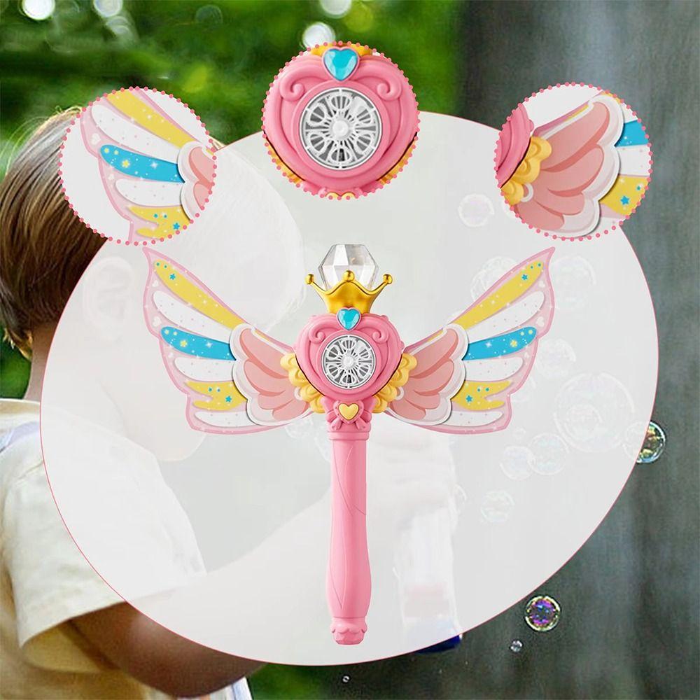 Handheld Bubble Wand Automatic Bubble Blower Toys Portable Electric Bubble Maker  Graduation Party