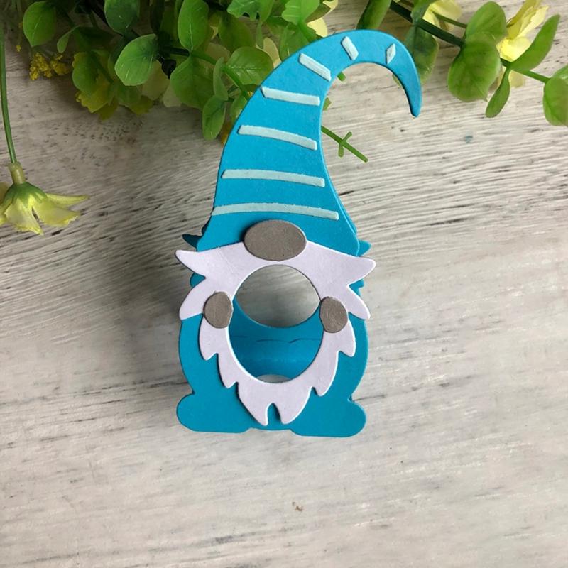 Metal Die Cuts Gnome Embossing Stencil Cutting Dies for Card Making Scrapbooking Paper Craft DIY Template Handmade
