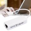 USB2.0 Ethernet Adapter RJ45 White ABS RTL8152B Chip Computer External Network Card