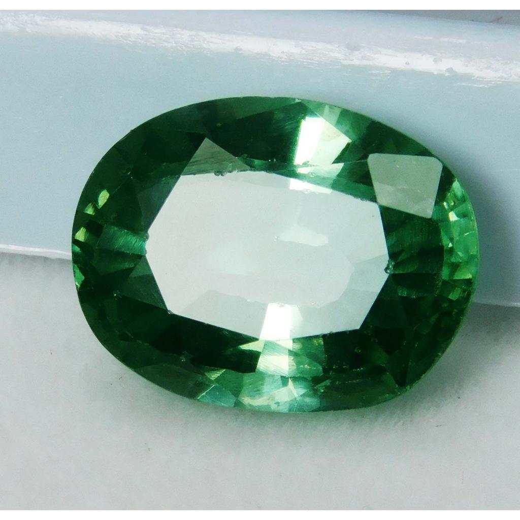 9.12 Ct Natural Montana Sapphire Oval Cut Loose Gemstone Green Color