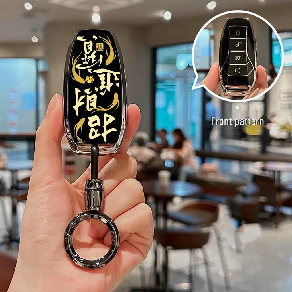 BYD Song Plus, Tang DMI, Han EV, Yuan Pro, Song MAX Schlüsselabdeckung - Vollumwickelte Schutzhülle