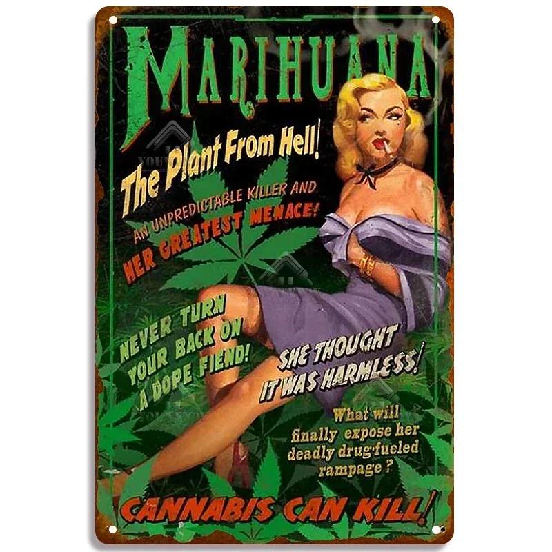 Las Vegas Schönes Mädchen Wandschild Metall Poster Männerhöhlen Wandaufkleber Weißblech Malerei Sexy Frauen Foto Dekor Plaketten