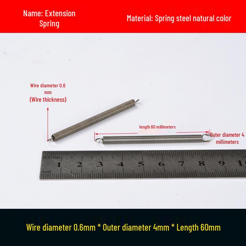 Stainless Steel Spring Hook for Microwave Oven Handle, Wire Diameter 0.6/0.7