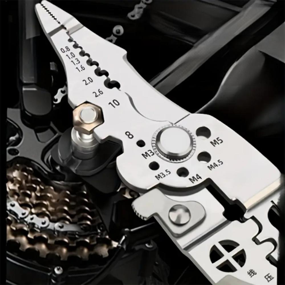 Multi-Function Wire Stripping Pliers - Industrial-Grade Electrician Tool