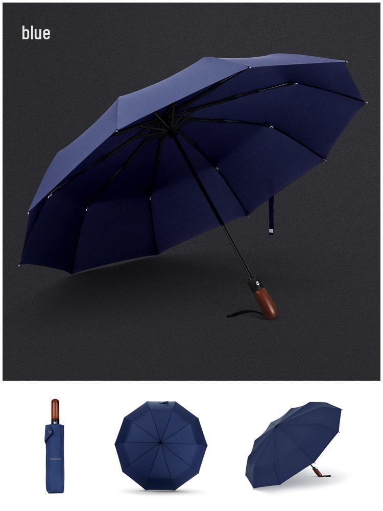 

Двойной ветрозащитный зонт Oshiduo Na: Большой, Стильный, Автоматическое открытие, Защита от солнца и дождя