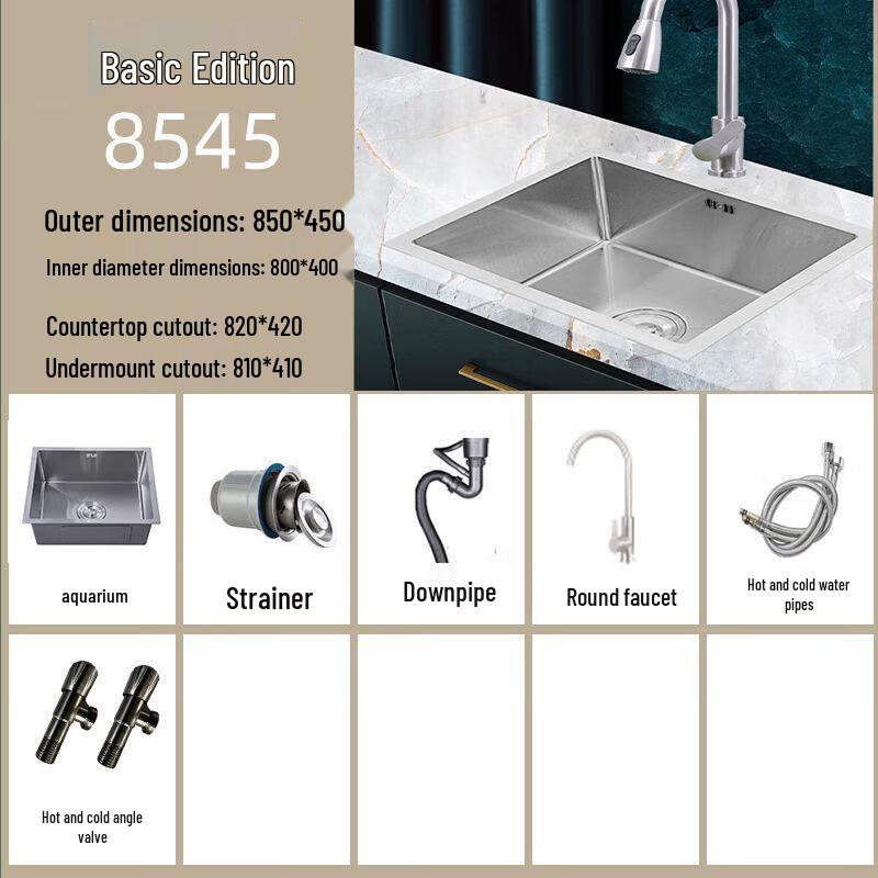 

Shuopu 201 Stainless Steel Kitchen Sink with Faucet Set