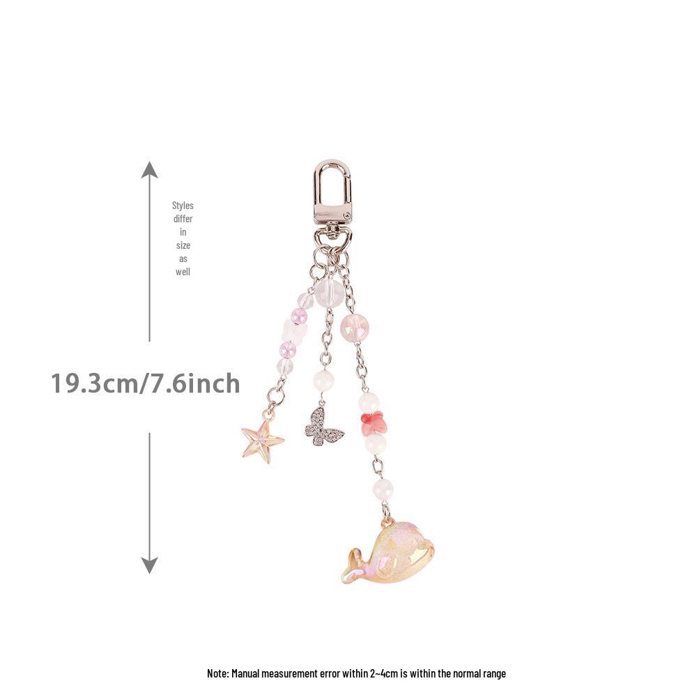 Ocean Series Starfish & Turtle Bag Charm Keyring