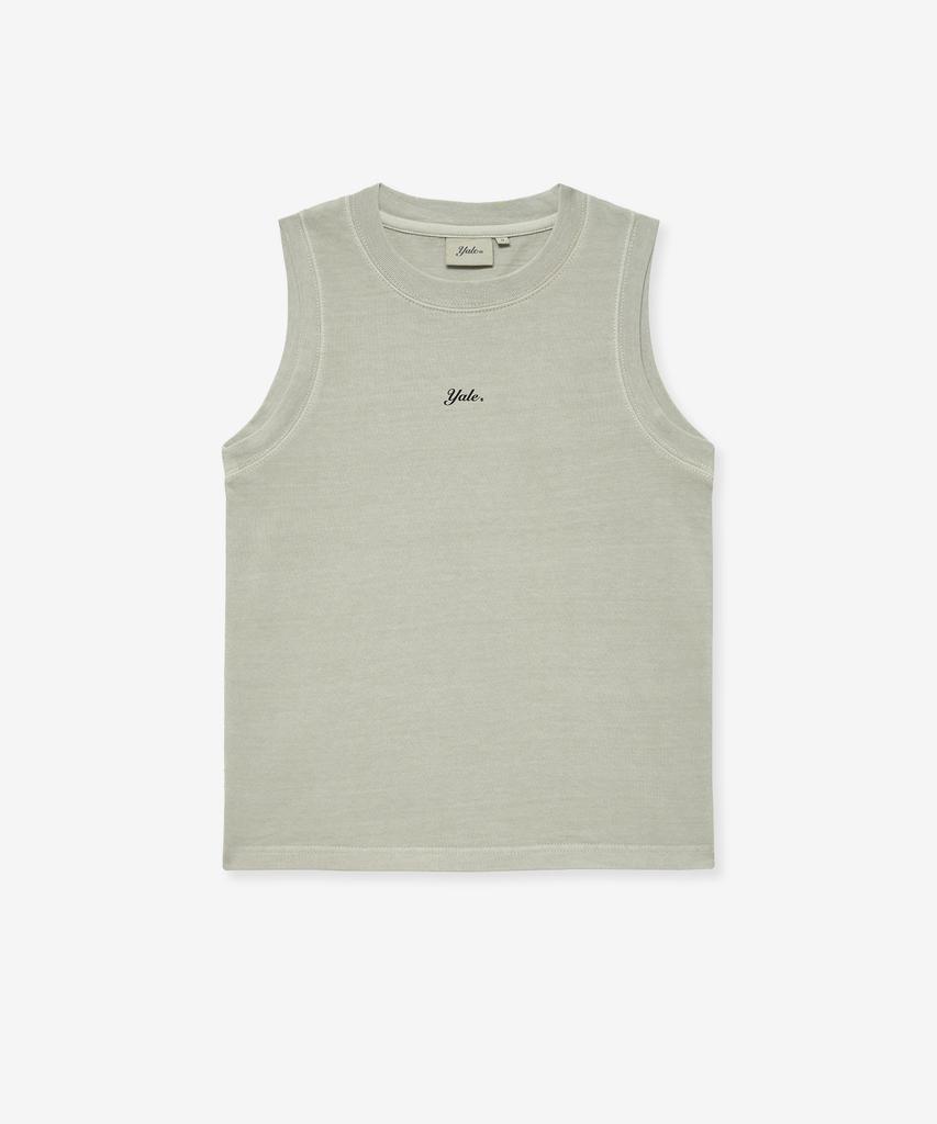 YALE Women'S Pigment Crop Sleeveless_Ivory