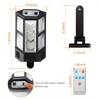 Solar Powered Security Light Motion Activated 3 Lighting Modes Weatherproof Construction for Outdoor Wall Garden Garage Lighting