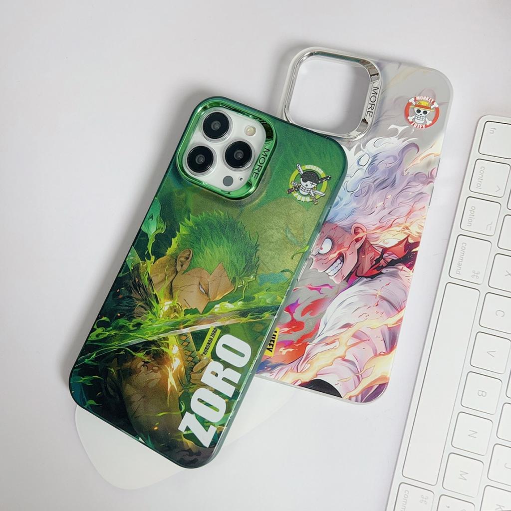 Japan Cartoon Luffy Zoro Sanji Phone Case for iPhone 11 12 13 14 15 16 17 Pro Max Plus Air X XS XR Cool boy shockproof Cover