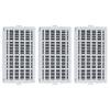 Refrigerator   Filter, 3 Pieces Refrigerator Replacement Filter with Multi-Medium Activated Carbon for W10 524 RAF1180, Suitable for Kitchen Refri