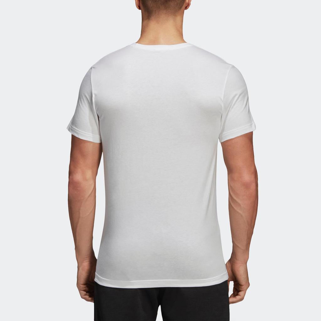 Adidas Camo Foil Logo Print Sports Short Sleeve T-Shirt Men Tops White DI0302