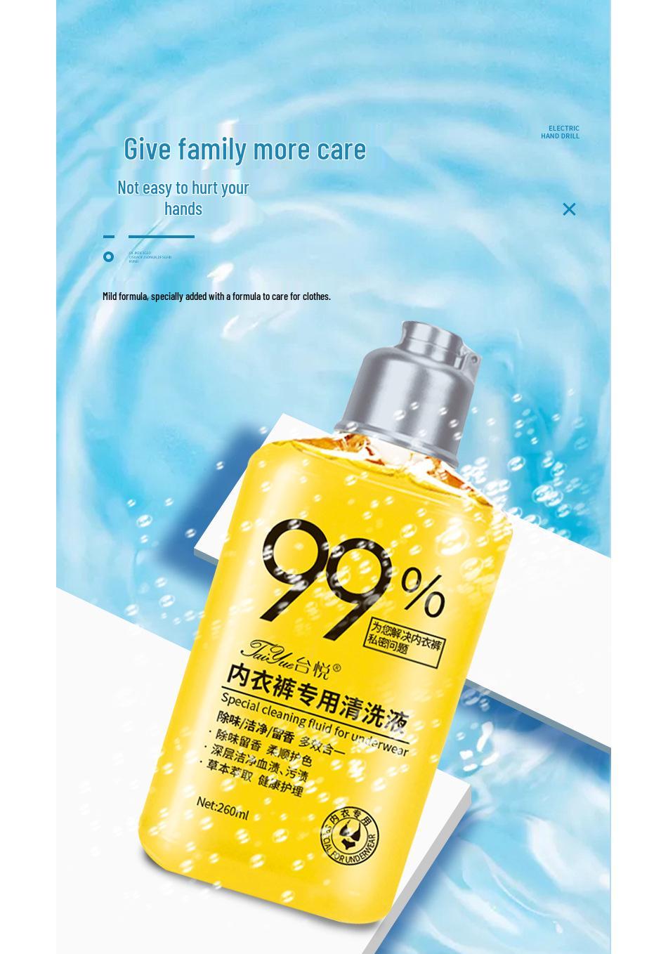 Women s Underwear Detergent: Blood Stain Remover, Deodorizer, Long-Lasting Fragrance Wash Liquid