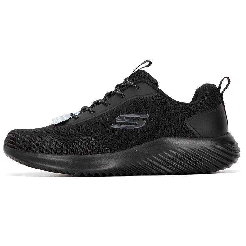 Skechers Men s 232377-BBK Mesh Lightweight Running & Casual Shoes 11.5