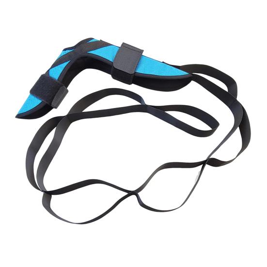 Yoga Stretching Strap with Loop Adjustable Foot Calf Stretcher Band Men Women