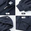 Grams Heavy Soft Silver Fox Fleece Hooded Metal Zipper Sweater Fleece Warm Cardigan Jacket Women's Brand