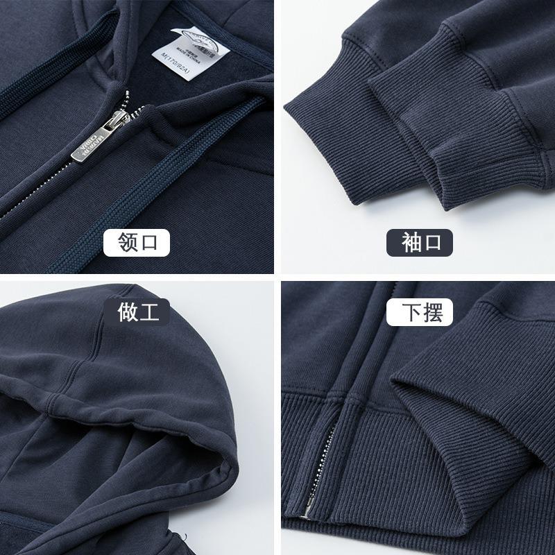Grams Heavy Soft Silver Fox Fleece Hooded Metal Zipper Sweater Fleece Warm Cardigan Jacket Women's Brand
