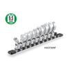 [Tone] Flex Crowfoot Wrench Set (with Holder) HSCF309F 3/8" 9-Piece Silver