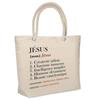 Sac De Plage - PLANETEE - Isotherme Jésus Définition - Coton - Beige - Grande Contenance